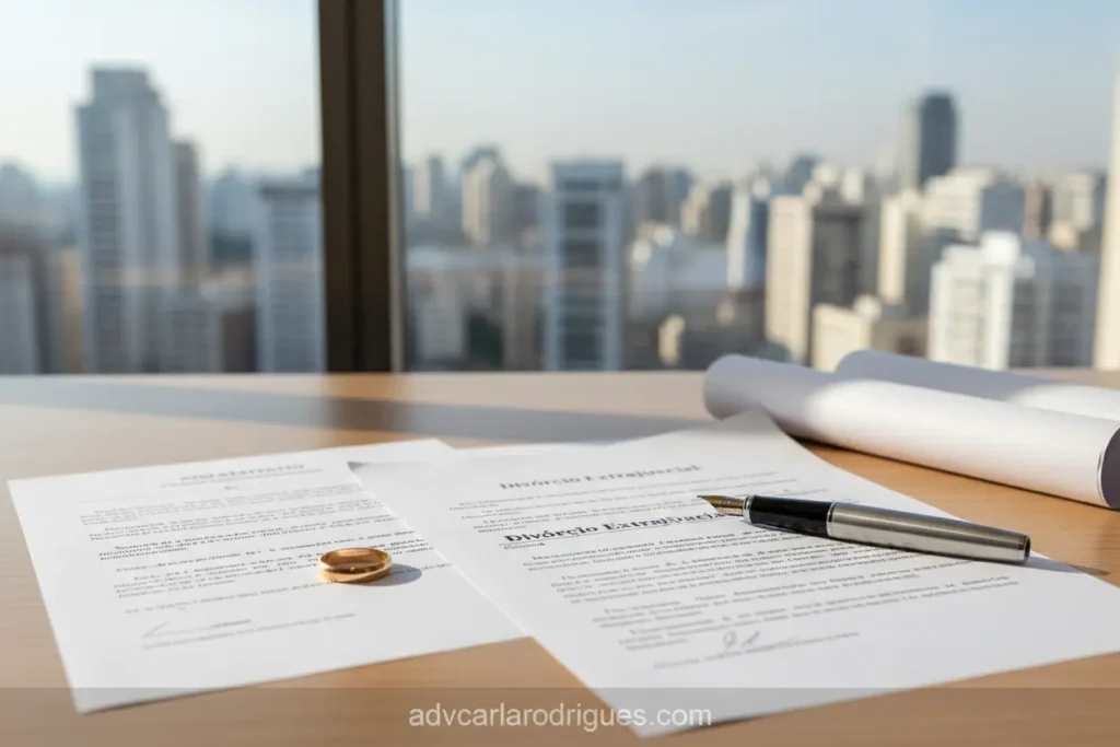 Documentos de divórcio extrajudicial em São Paulo