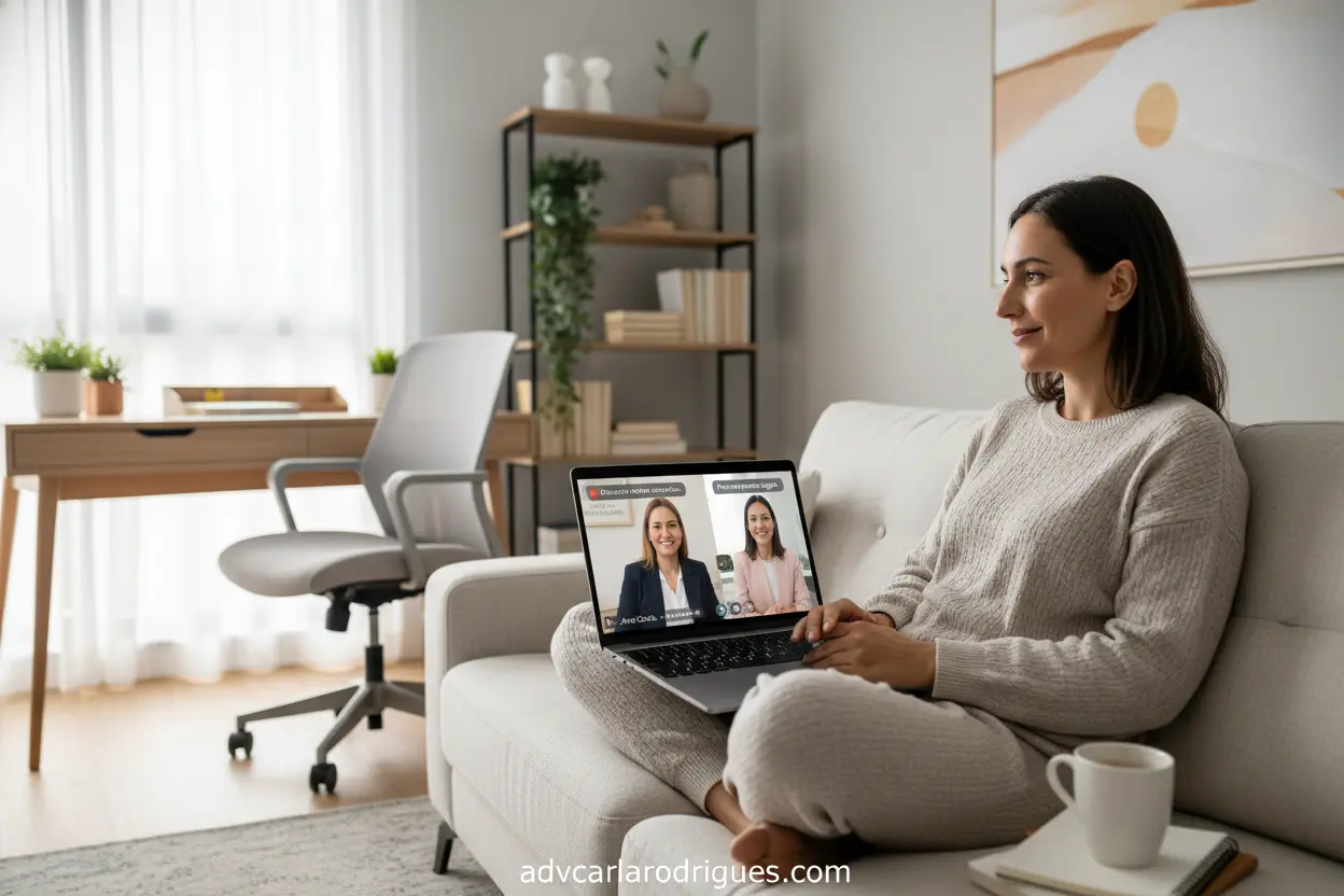 Divórcio Online: Facilidade em SP Advogado orientando sobre divórcio online em São Paulo