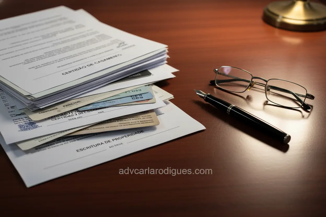 Documentos essenciais para divórcio consensual