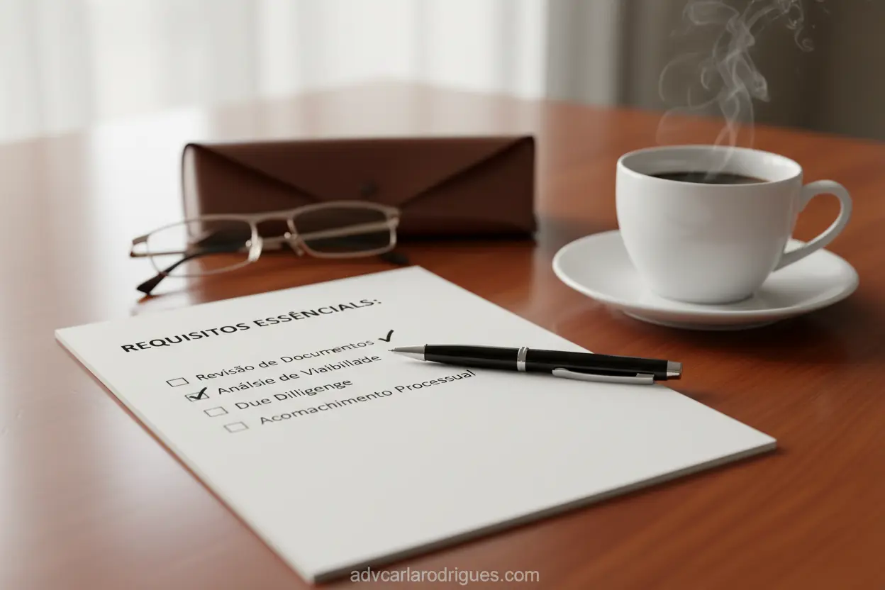 Checklist de requisitos para divórcio em cartório.