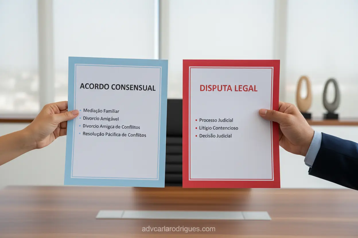 Tipos de Divórcio Online Documentos de divórcio consensual e litigioso online
