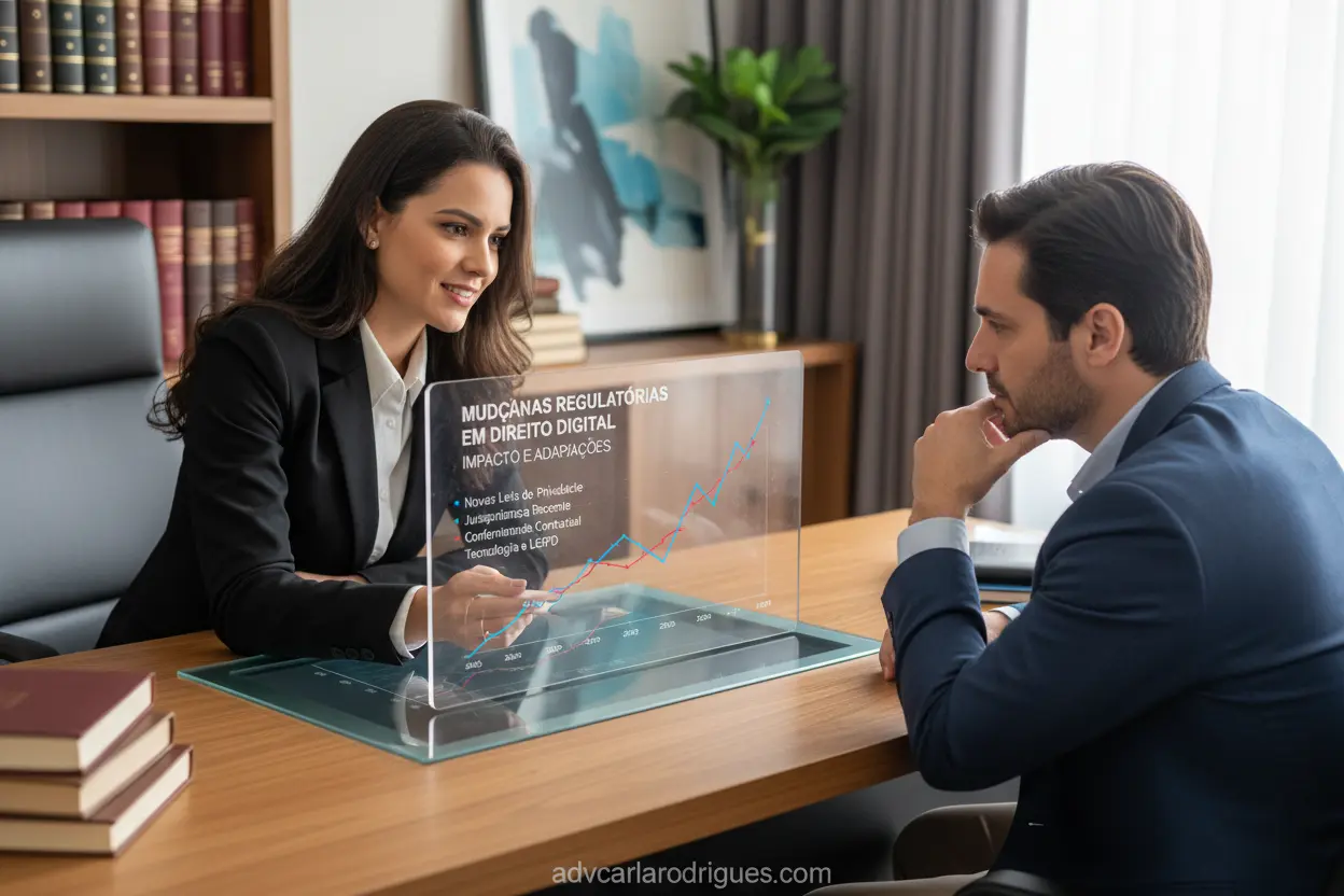 Advogado explicando revisão de pensão